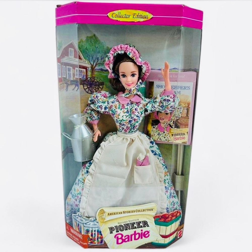 VTG 1995 Pioneer Barbie American Stories Collection 2nd Edition-NIB-Cottagecore